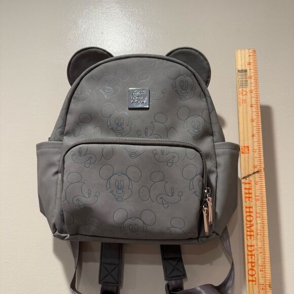 Petunia Pickle Bottom Mini BACKPACK Diaper Bag Disney Love Mickey Mouse Pattern - Picture 10 of 12